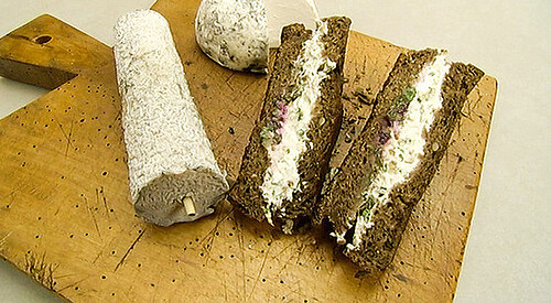 Bocata de queso verde