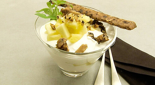 Chantilly de piña