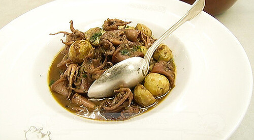 Guiso de calamares