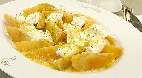 Ensalada de kakis