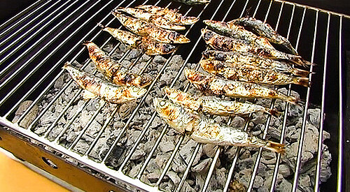 Sardinas a la brasa
