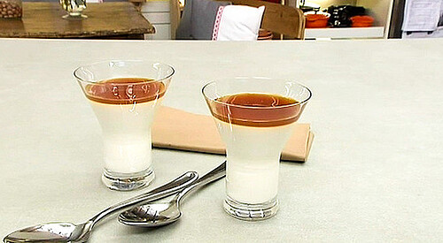 Panacotta de vainilla y pasión