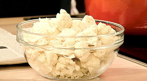 Crema de coliflor al curry