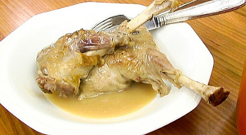 Jarreticos de cordero en salsa