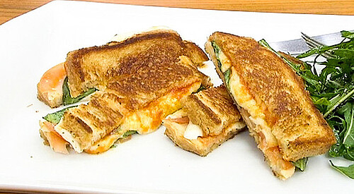 Sandwich tomate-mozzarella