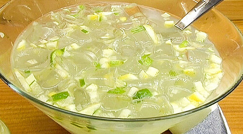 Vodka limón en cazuela