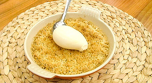 Manzana en crumble