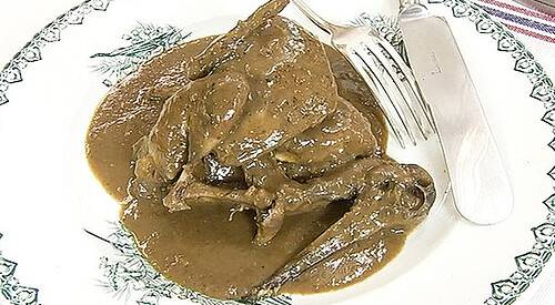 Becadas en salsa “Genaro Pildain”