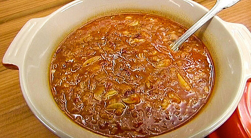 Sopa de ajo al microondas “Capitán Trueno”